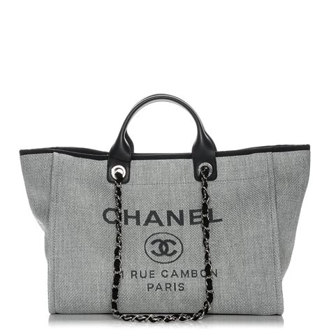 chanel deauville tote measurements|chanel deauville tote large size.